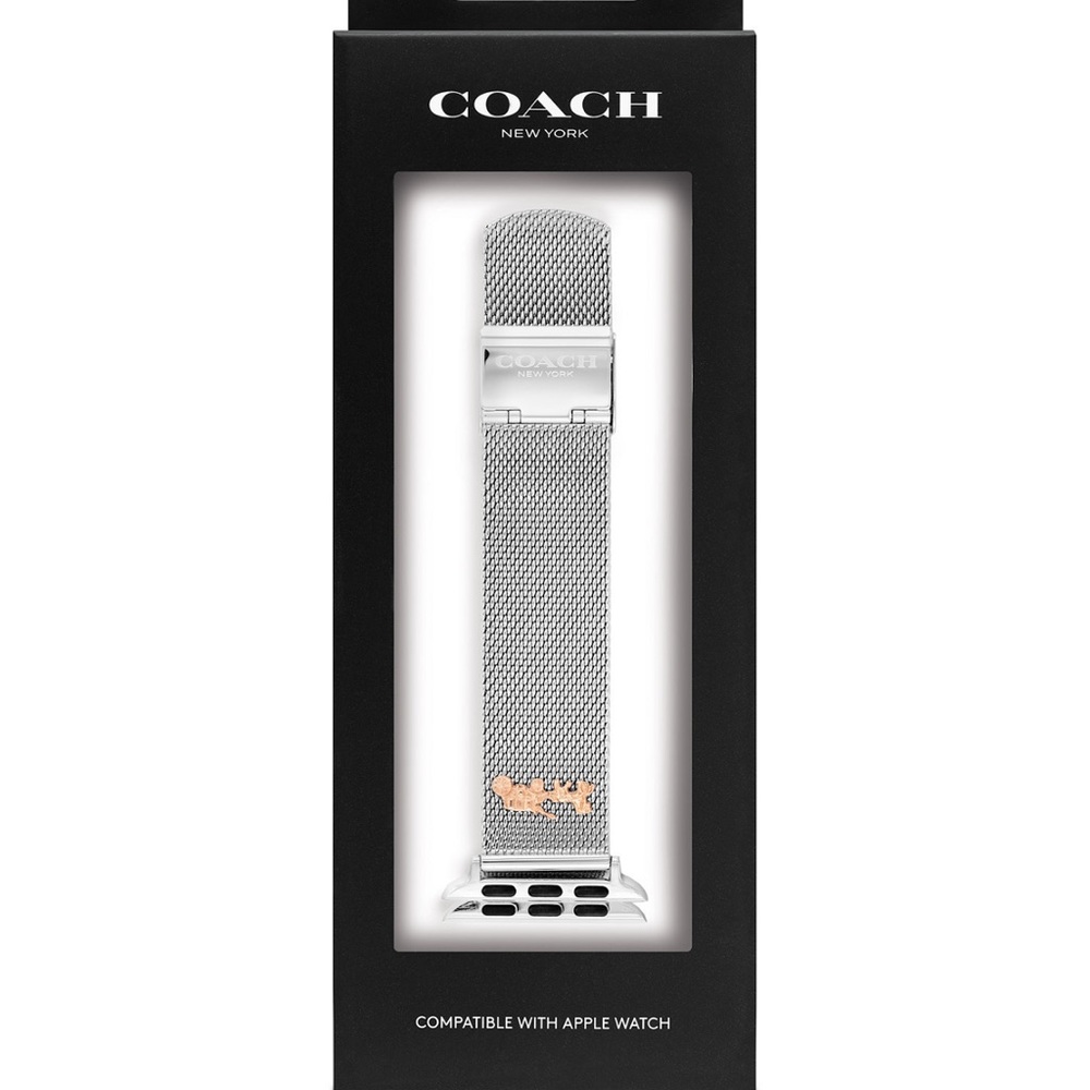 Coach Stainless Steal Apple Watch Mesh Band